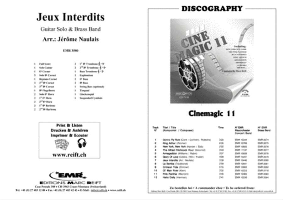 Jeux Interdits Jeux Interdits Brass Band scores gallery preview page 2