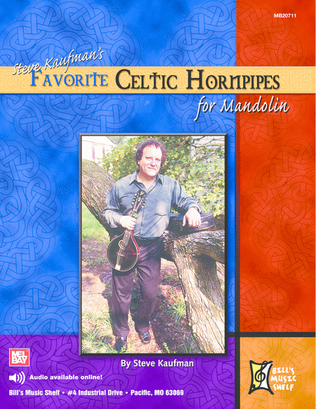 Book cover for Steve Kaufman's Favorite Celtic Hornpipes for Mandolin