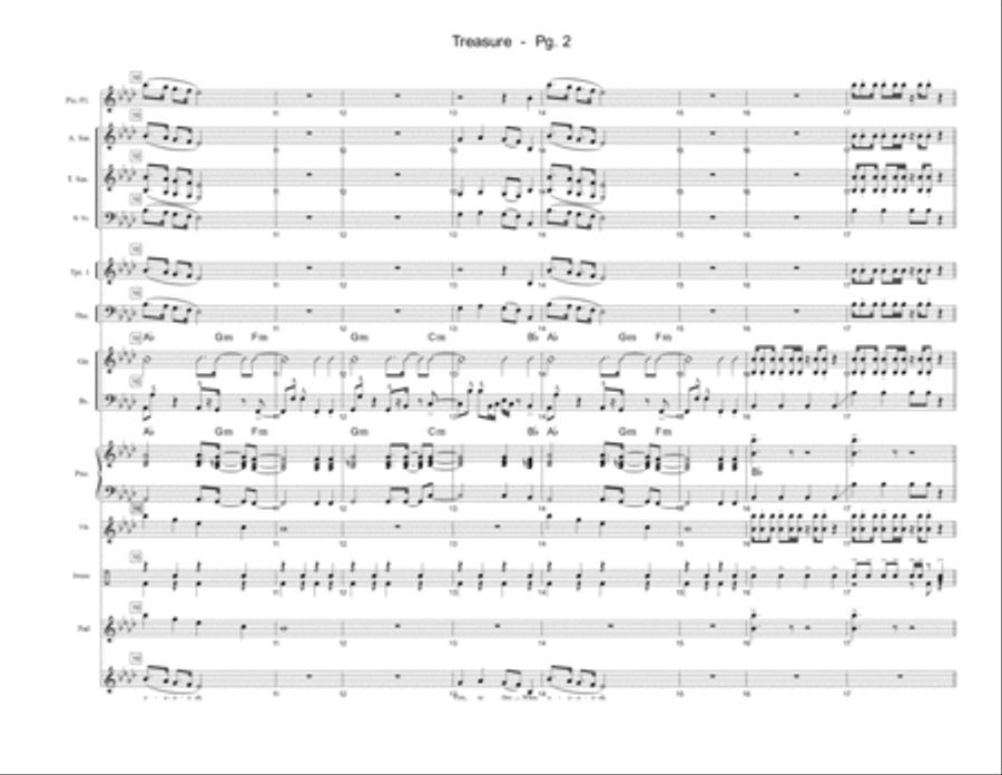 Treasure Large Ensemble scores gallery preview page 2