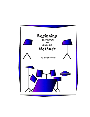 Book cover for Beginning Snare Drum and Drum Set Methods