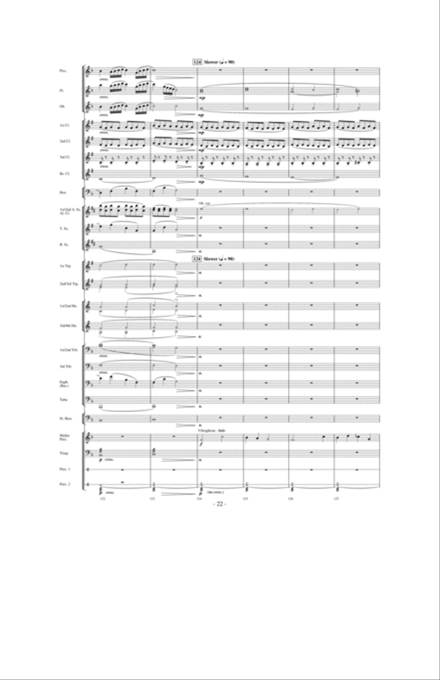 Moonscape Concert Band scores gallery preview page 21