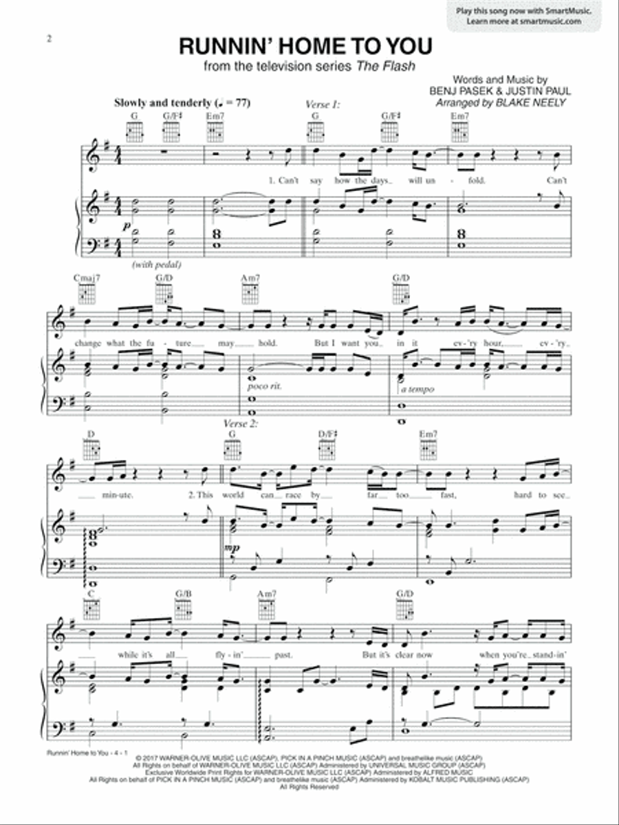 Runnin' Home to You Small Ensemble scores gallery preview page 2