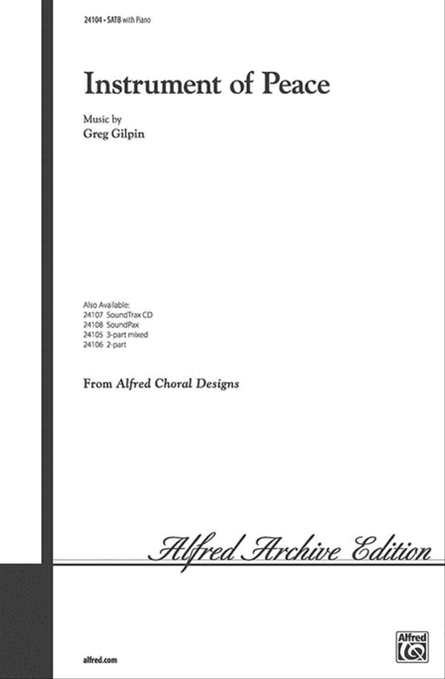 Instrument of Peace Instrument of Peace 4-Part scores gallery preview page 1