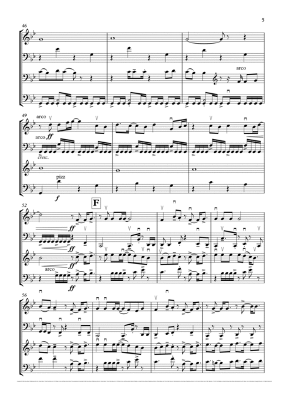 Eye Of The Tiger Eye Of The Tiger Cello scores gallery preview page 5