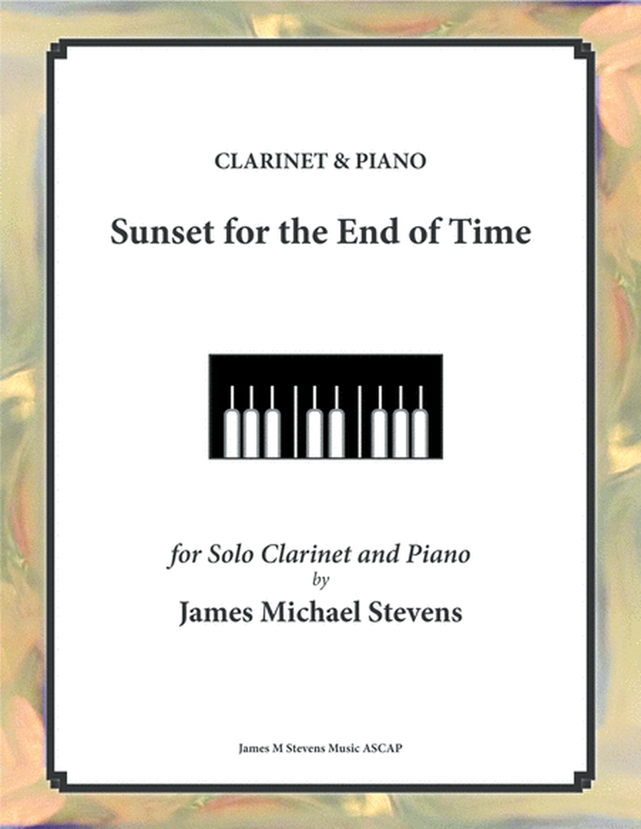 Sunset for the End of Time - Clarinet & Piano image number null