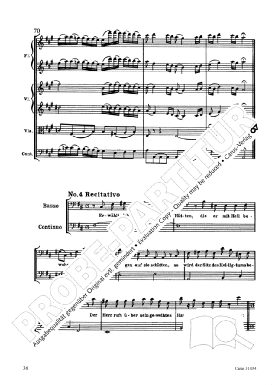 O fire everlasting (O ewiges Feuer, o Ursprung der Liebe) ATB scores gallery preview page 51