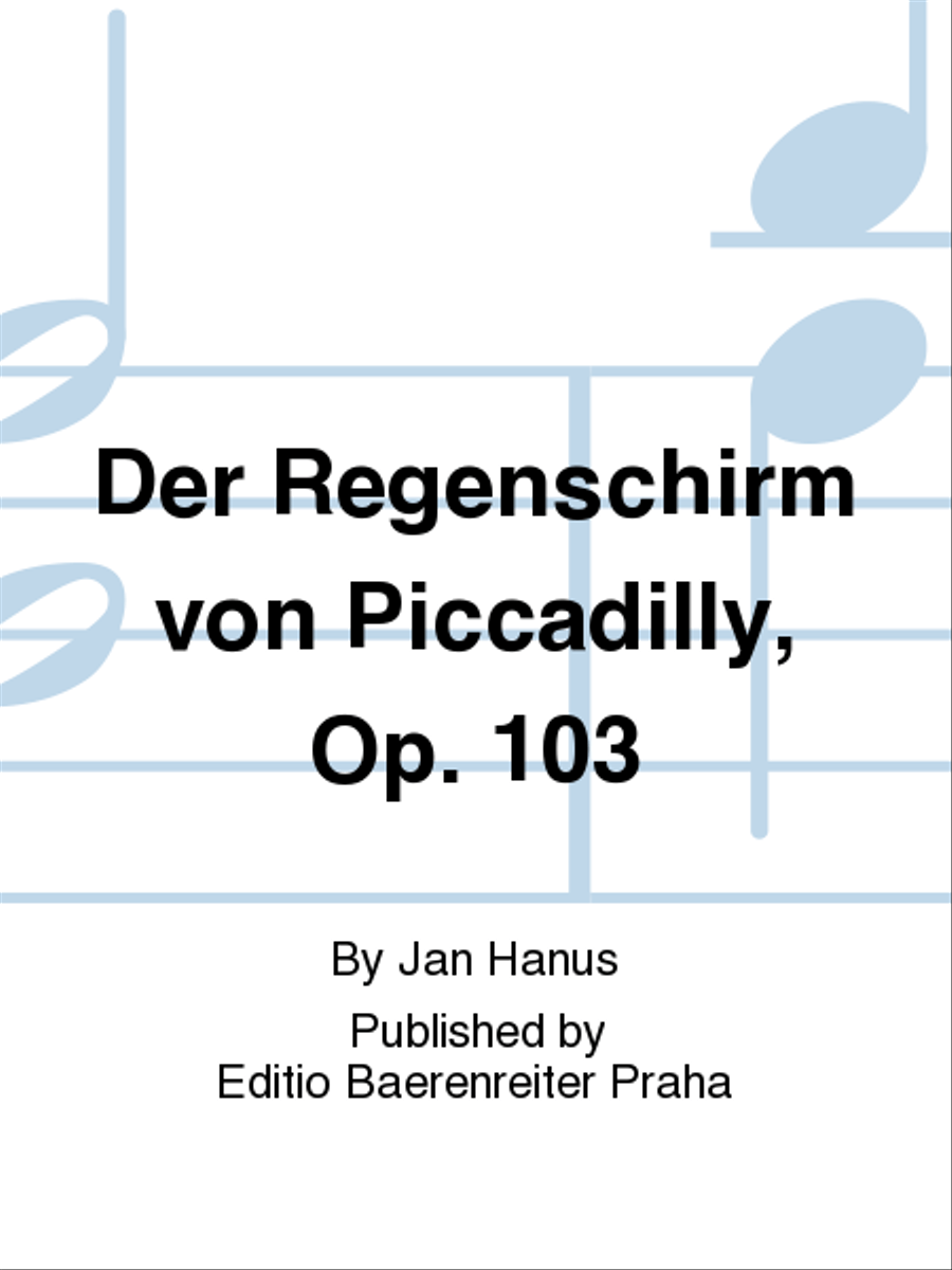 Der Regenschirm von Piccadilly, op. 103 Orchestra scores gallery preview page 1