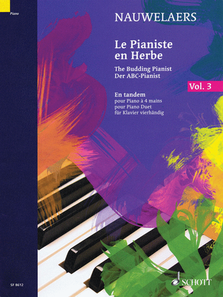 Book cover for The Budding Pianist - Vol. 3