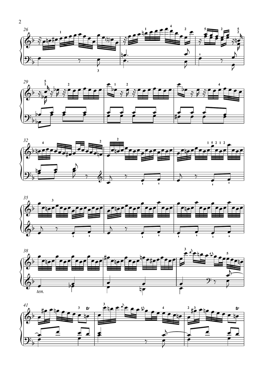Haydn-Piano Sonata in F major,Hob.XVI.23(Piano solo) Haydn-Piano Sonata in F major,Hob.XVI.23(Piano solo) Small Ensemble scores gallery preview page 3