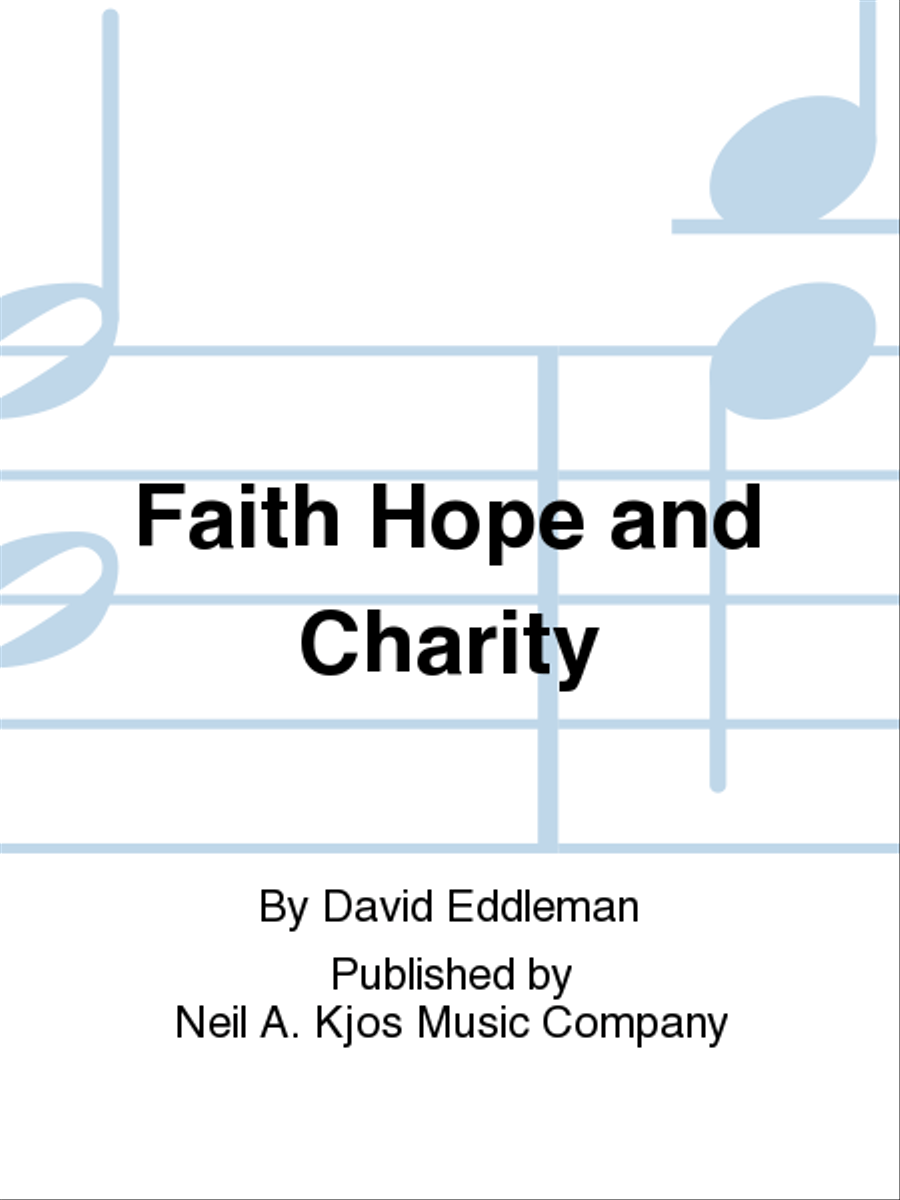 Faith Hope and Charity SSA scores gallery preview page 1