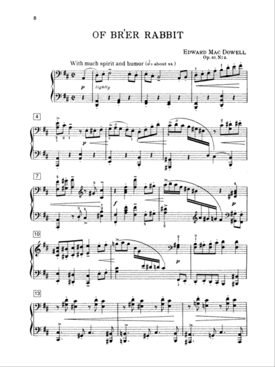 MacDowell: Fireside Tales, Opus 61 Small Ensemble scores gallery preview page 11