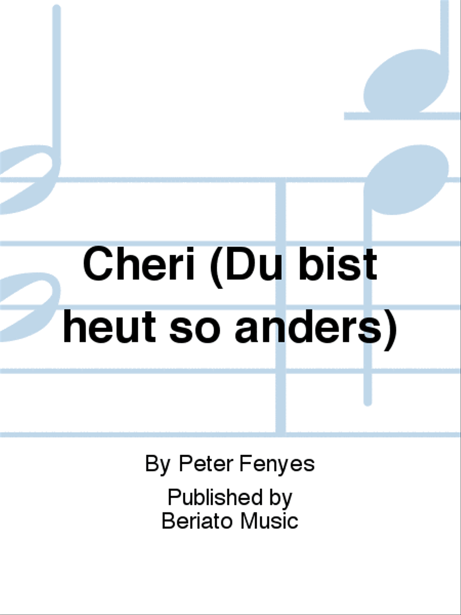 Chéri (Du bist heut so anders) Voice Solo scores gallery preview page 1
