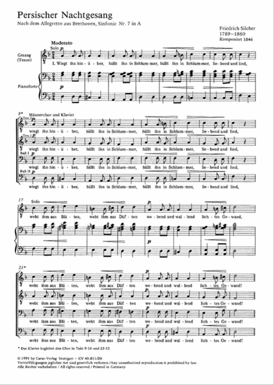Persischer Nachtgesang 3-Part scores gallery preview page 1