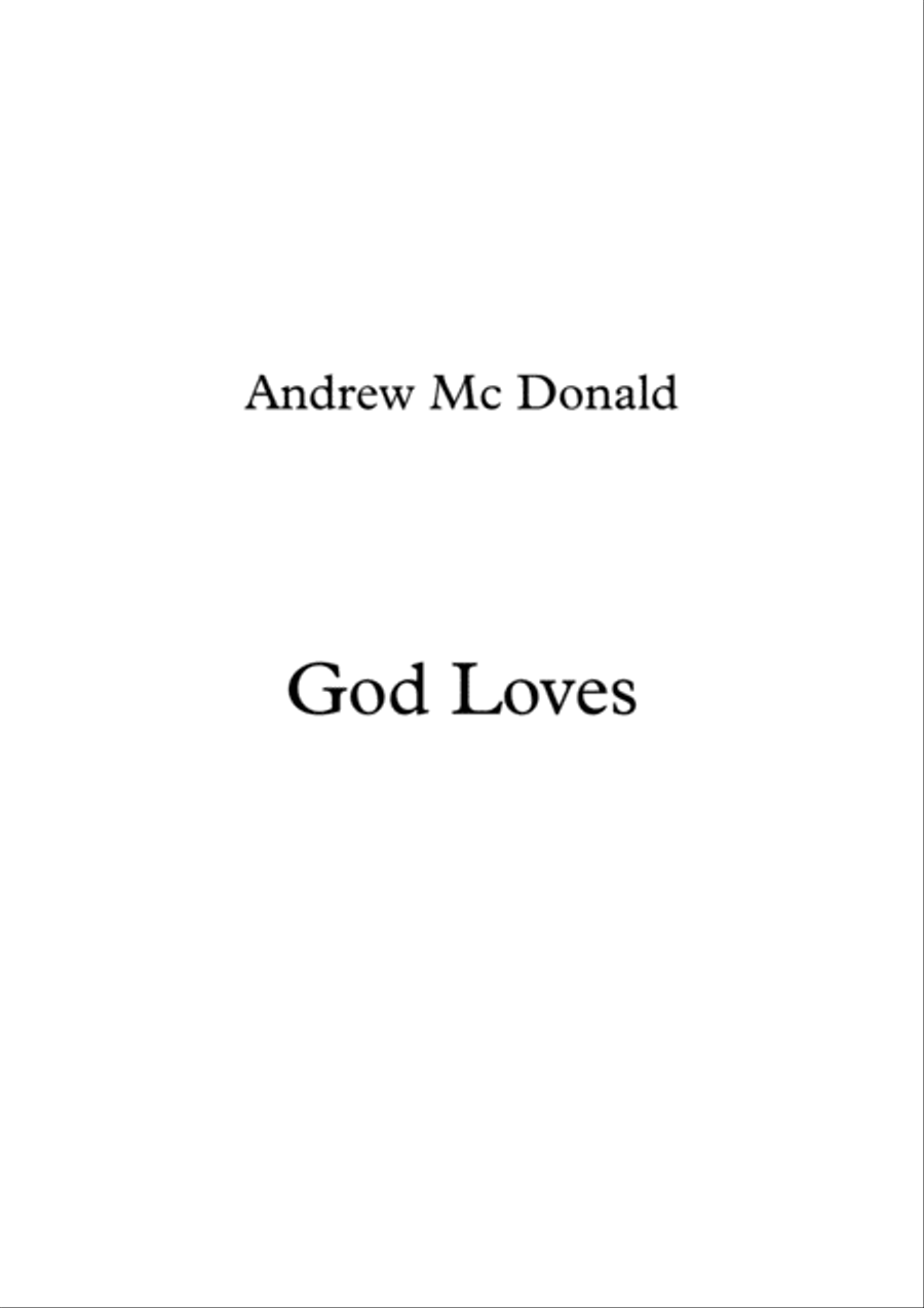 God Loves God Loves Acoustic Guitar scores gallery preview page 1
