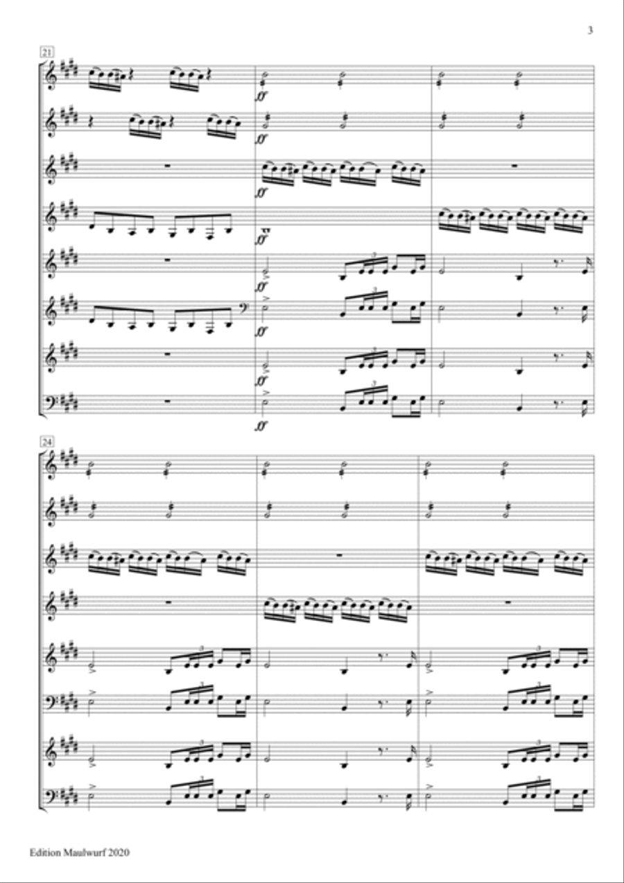 Light Cavalry Ouverture Horn scores gallery preview page 5