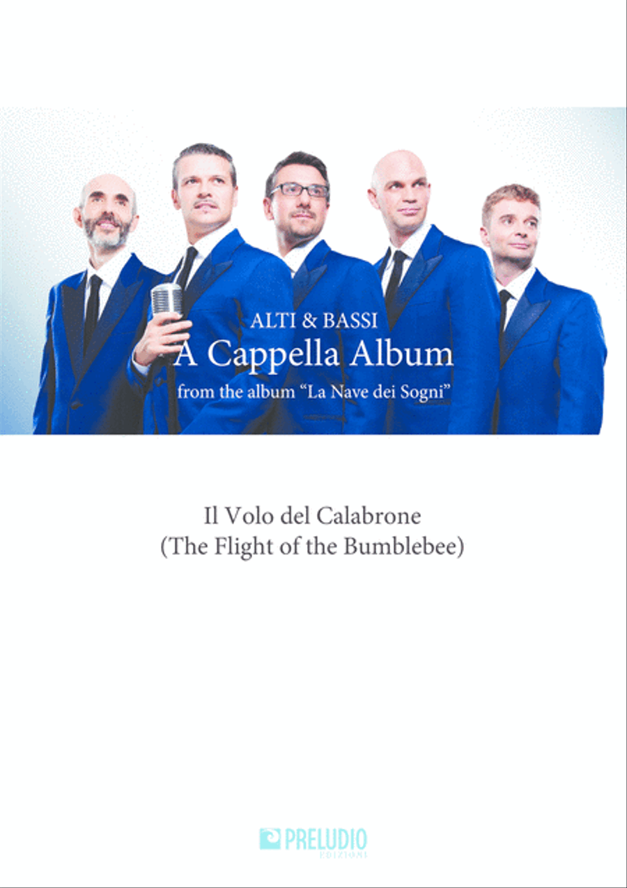 The flight of the bumblebee (A Cappella Funky) 4-Part scores gallery preview page 1