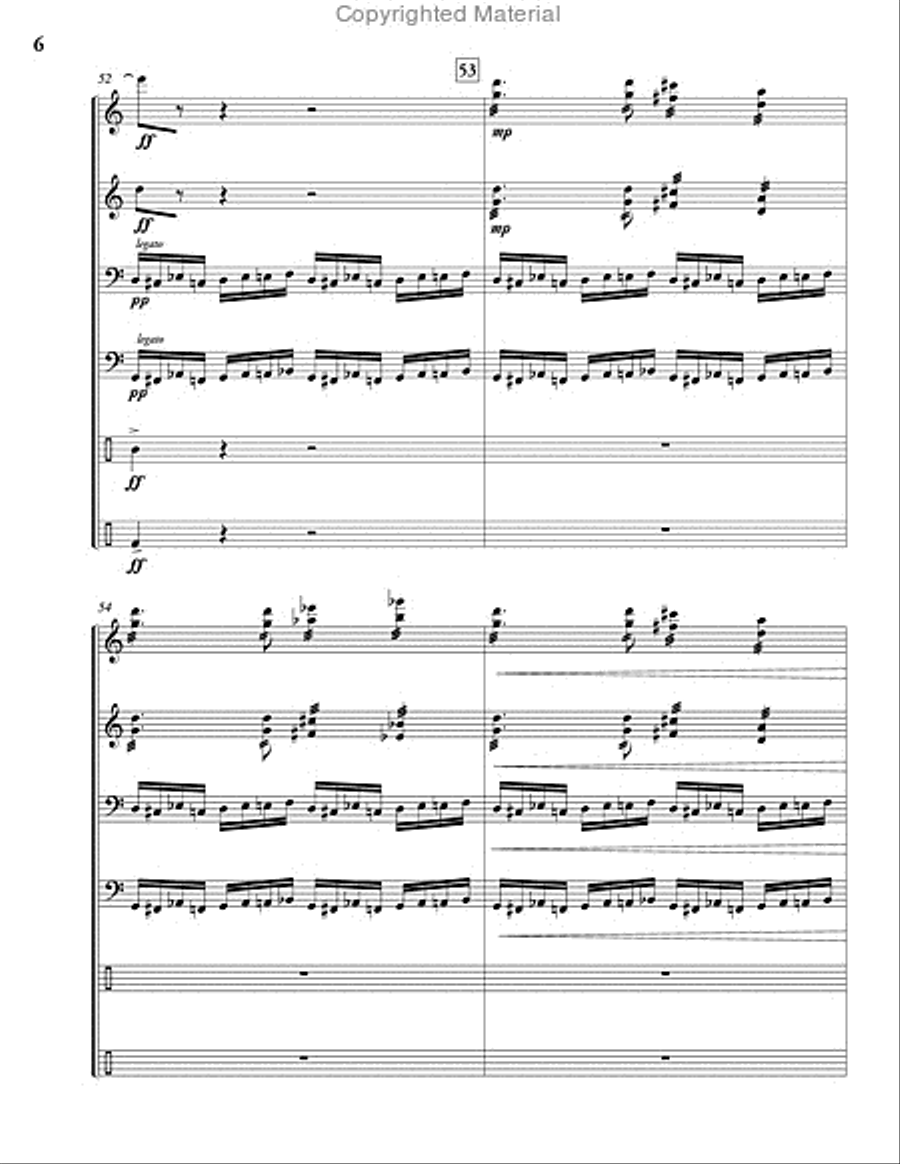 Normandy Beach - 1944 Percussion Ensemble scores gallery preview page 7