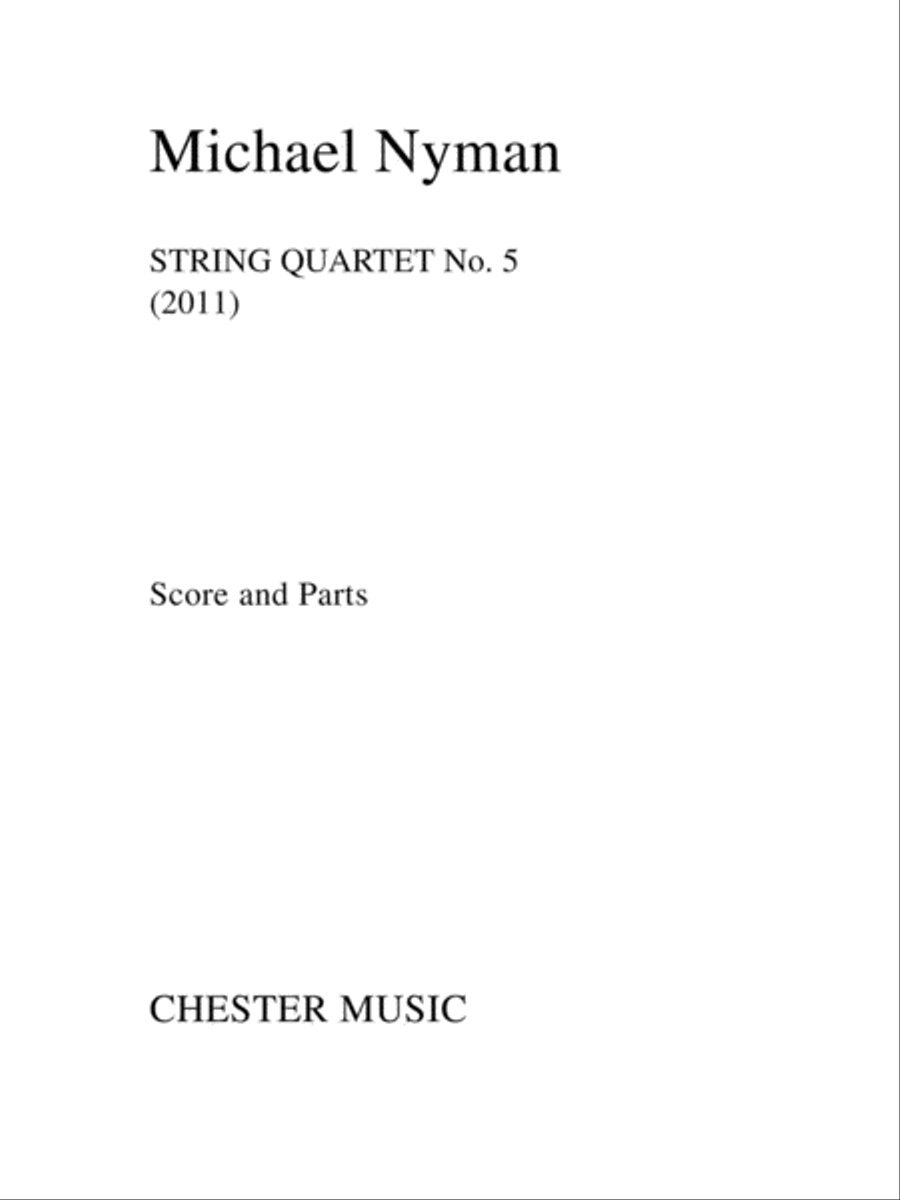 String Quartet No. 5 String Quartet scores gallery preview page 1