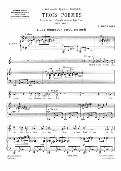 Melodies Et Chansons Integrale Chant-Piano