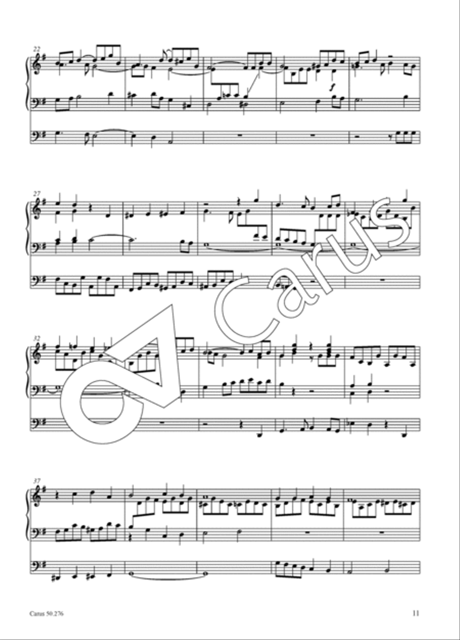Three preludes and fugues for organ JWV 10, 13 and 17 Organ scores gallery preview page 12