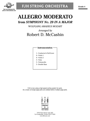 Allegro Moderato: Score