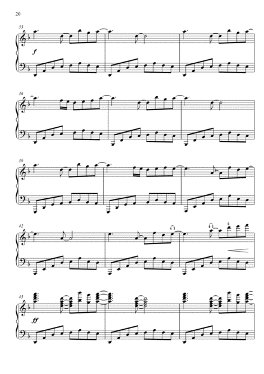 Love Conquers All Piano Solo scores gallery preview page 3