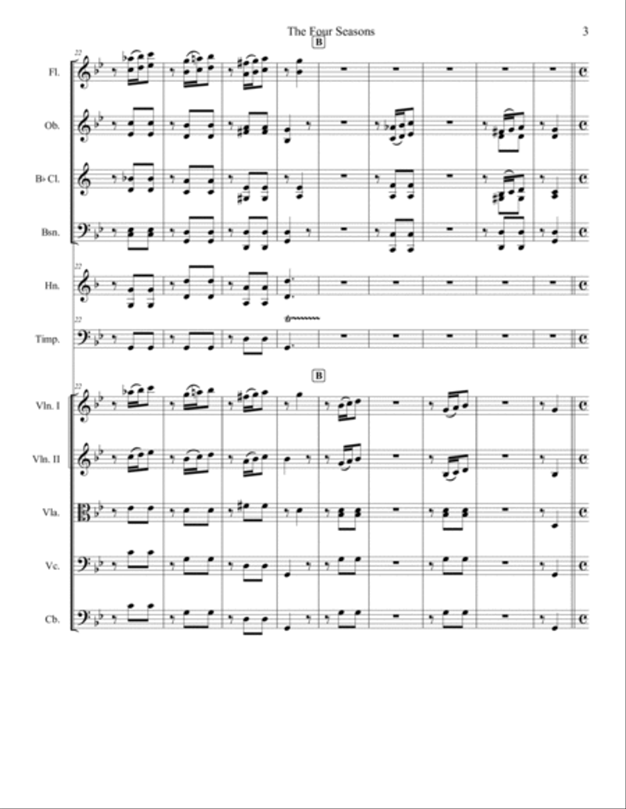 The Four Seasons: Summer Full Orchestra scores gallery preview page 3