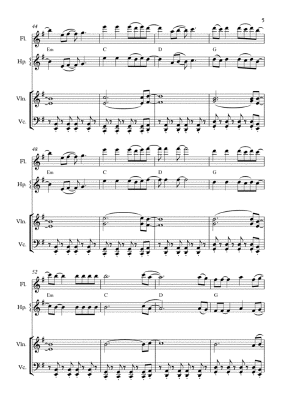 Viva La Vida Small Ensemble scores gallery preview page 6