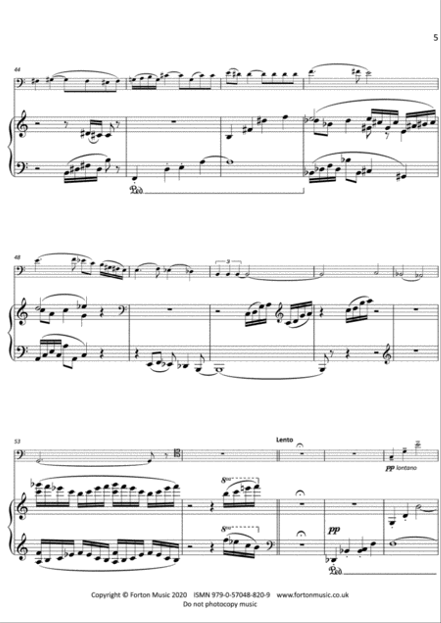 Introduction and Allegro Bassoon scores gallery preview page 5