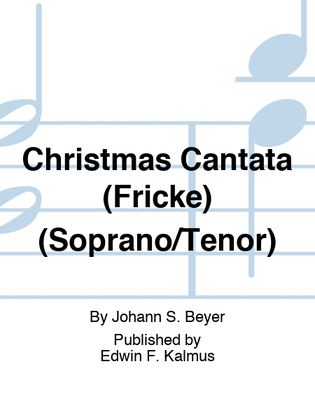 Book cover for Christmas Cantata (Fricke) (Soprano/Tenor)