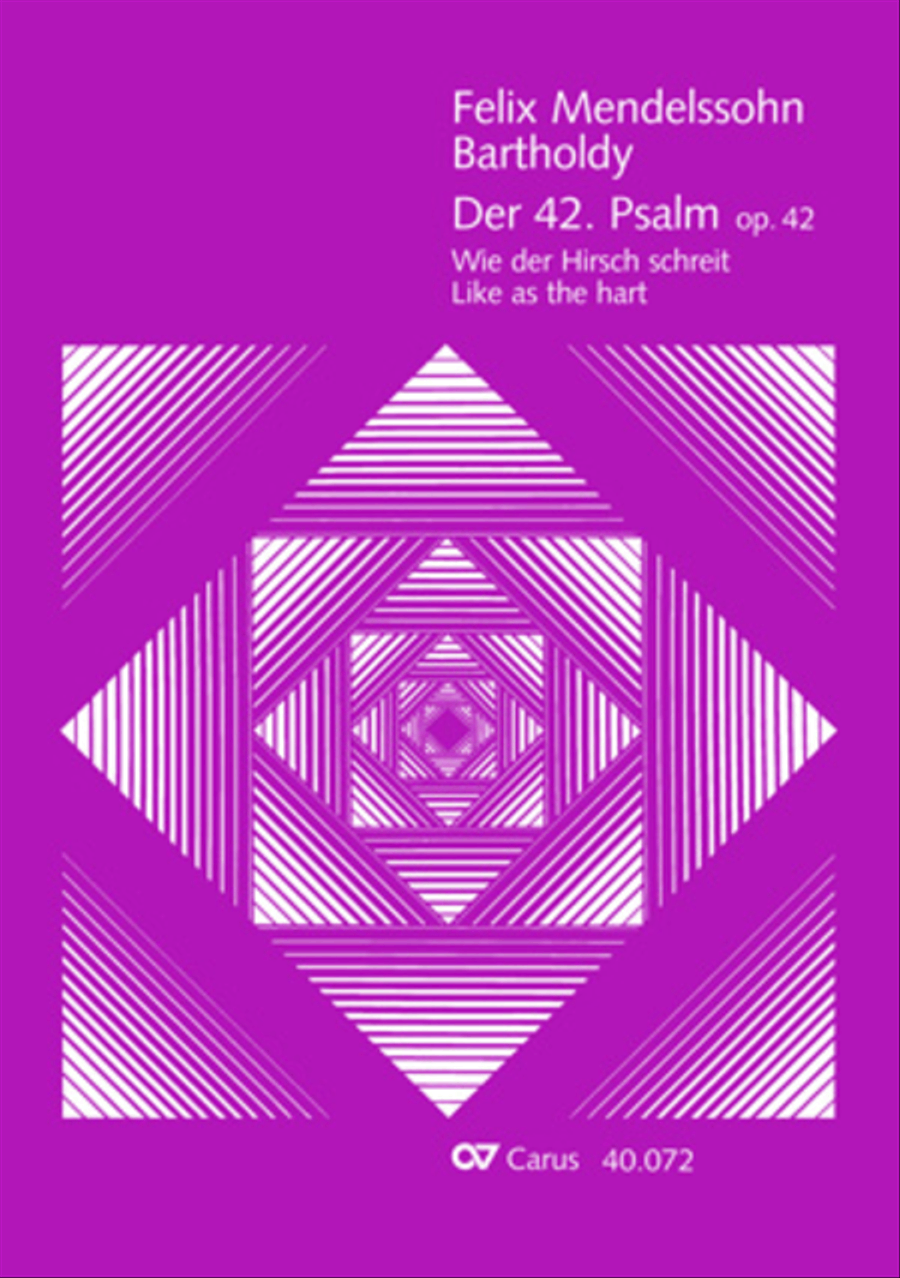 Psalm 42 Psalm 42 4-Part scores gallery preview page 1