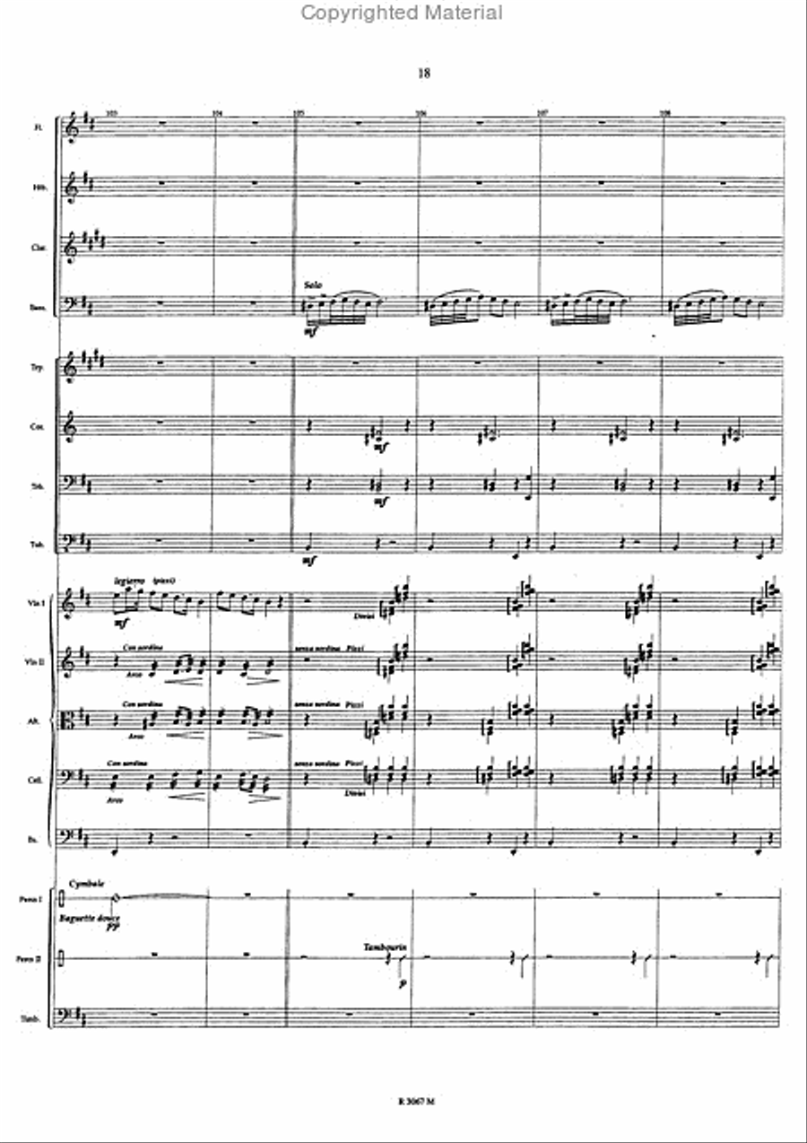 Ouverture sur des thèmes bosniaques Orchestra scores gallery preview page 19