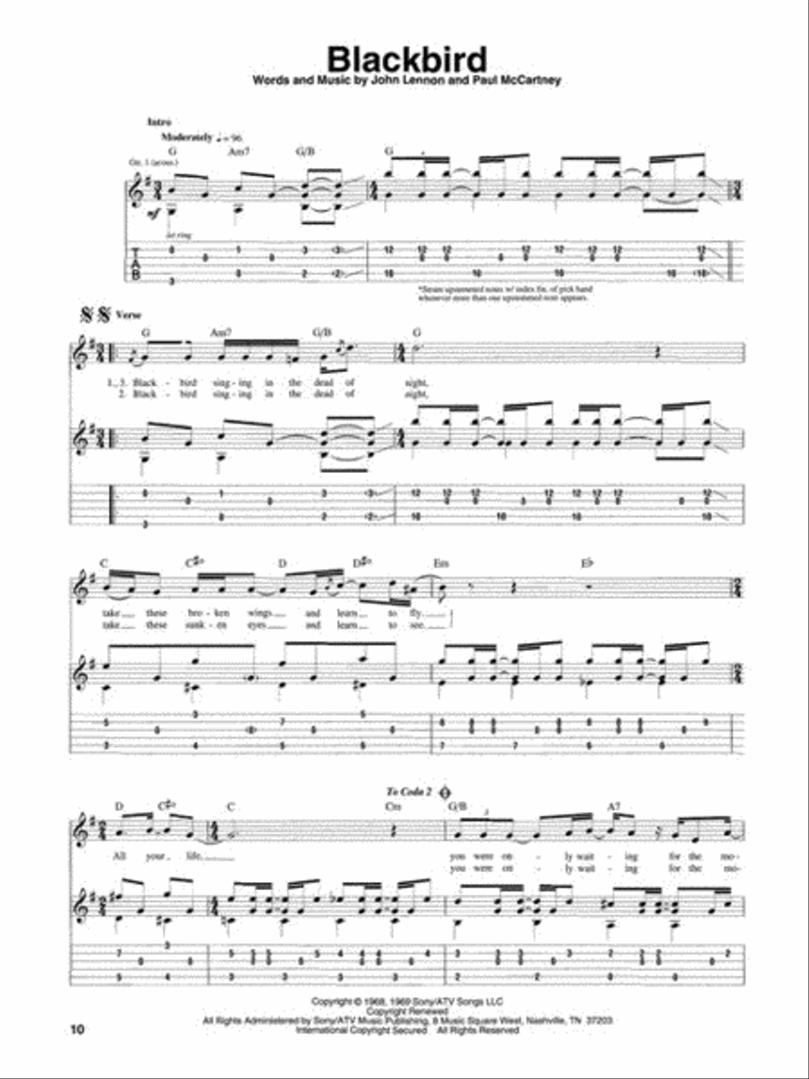 The Beatles for Acoustic Guitar – Revised Edition Acoustic Guitar scores gallery preview page 5