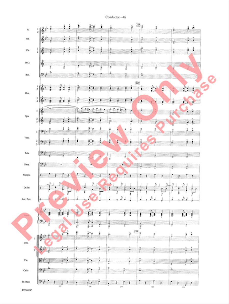 A Salute to the Big Apple Full Orchestra scores gallery preview page 48