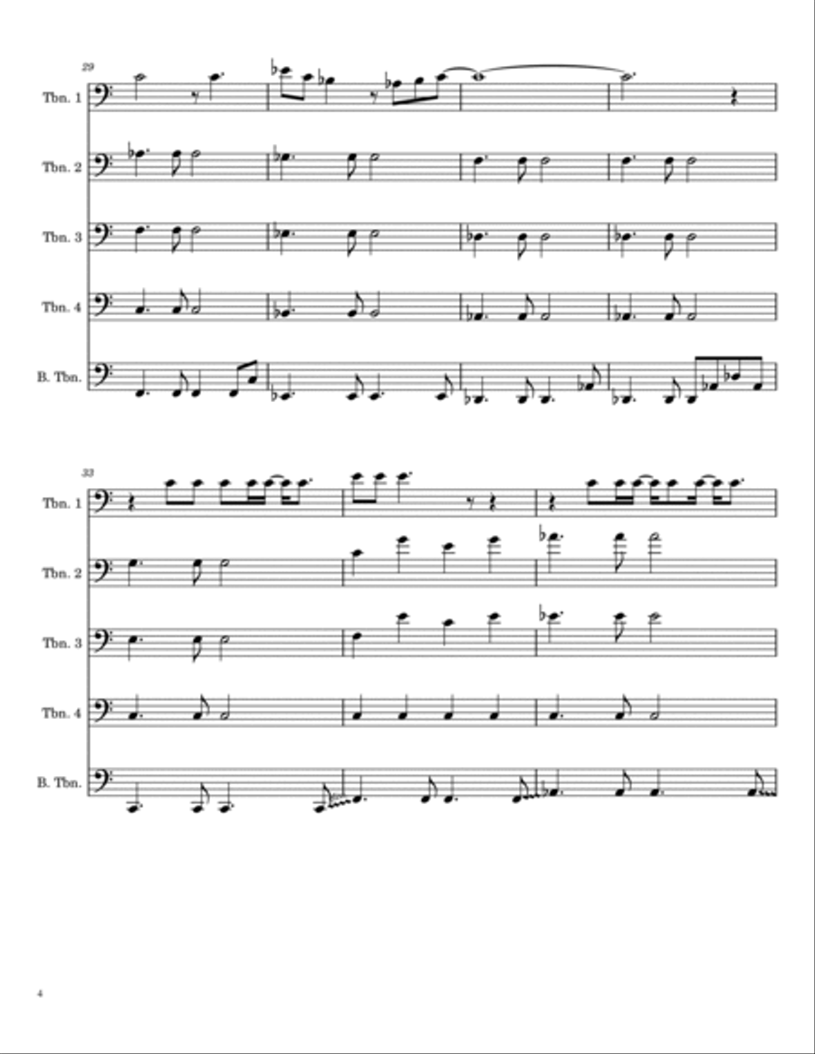Saturn Brass Ensemble scores gallery preview page 4