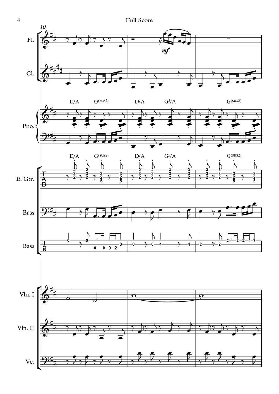 Love Is An Open Door Chamber Orchestra scores gallery preview page 4