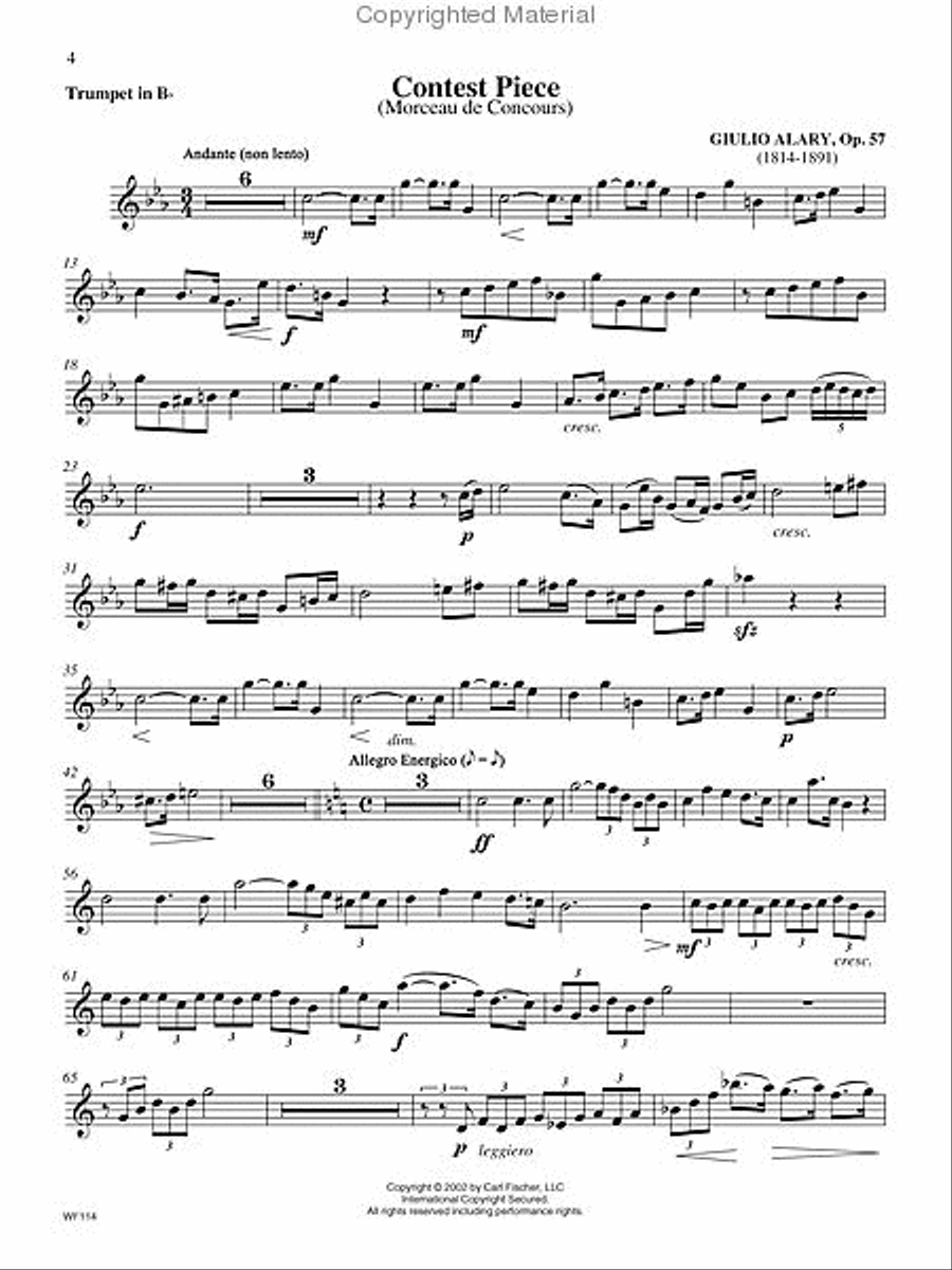 Repertoire Classics for Trumpet Trumpet Solo scores gallery preview page 2