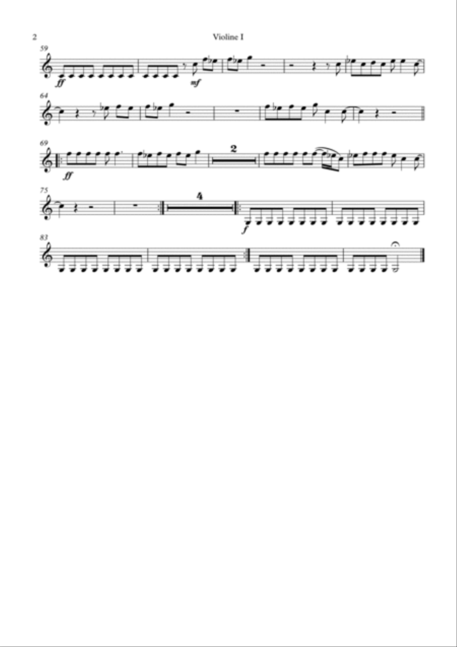 Gimme All Your Lovin' String Quintet scores gallery preview page 6