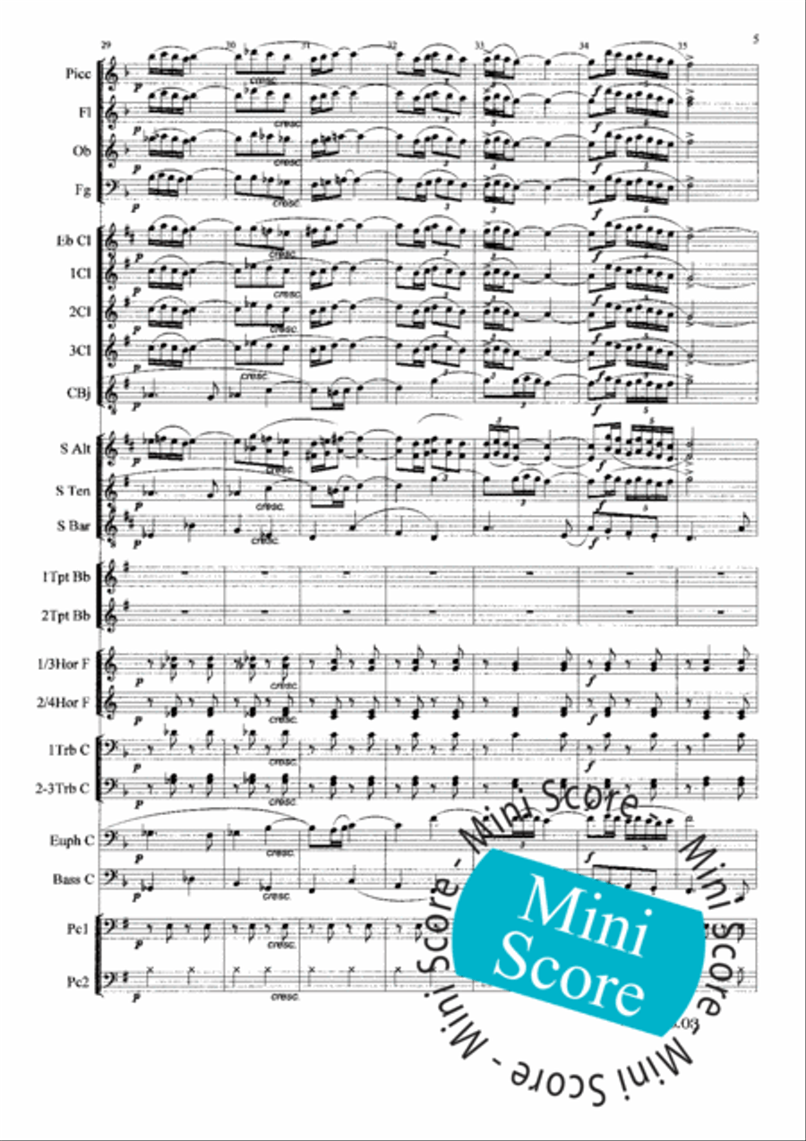 Al Centenario Concert Band scores gallery preview page 9