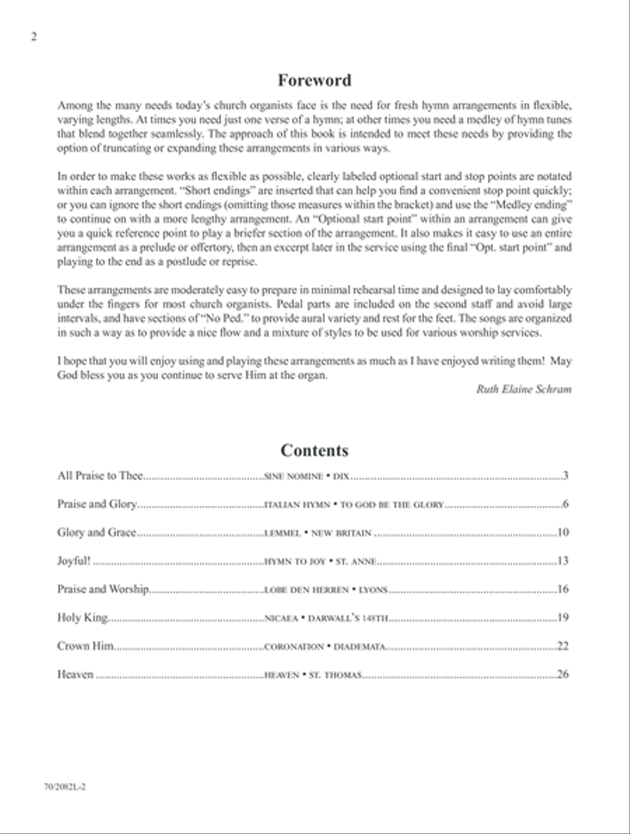 Prayludes of Praise (Digital Delivery) Organ scores gallery preview page 2