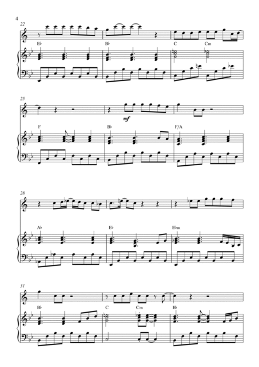 Make You Feel My Love Small Ensemble scores gallery preview page 4