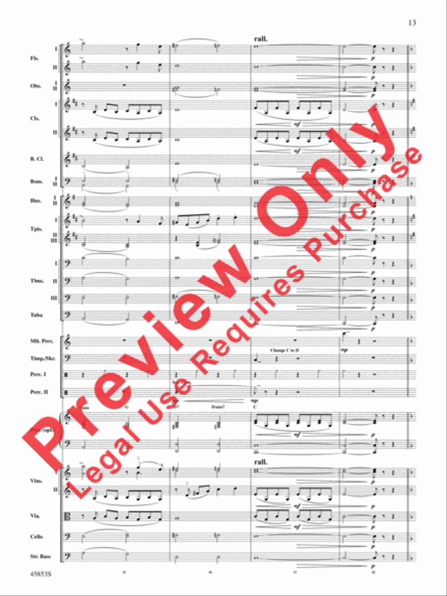 The Best of Bruno Mars Full Orchestra scores gallery preview page 13