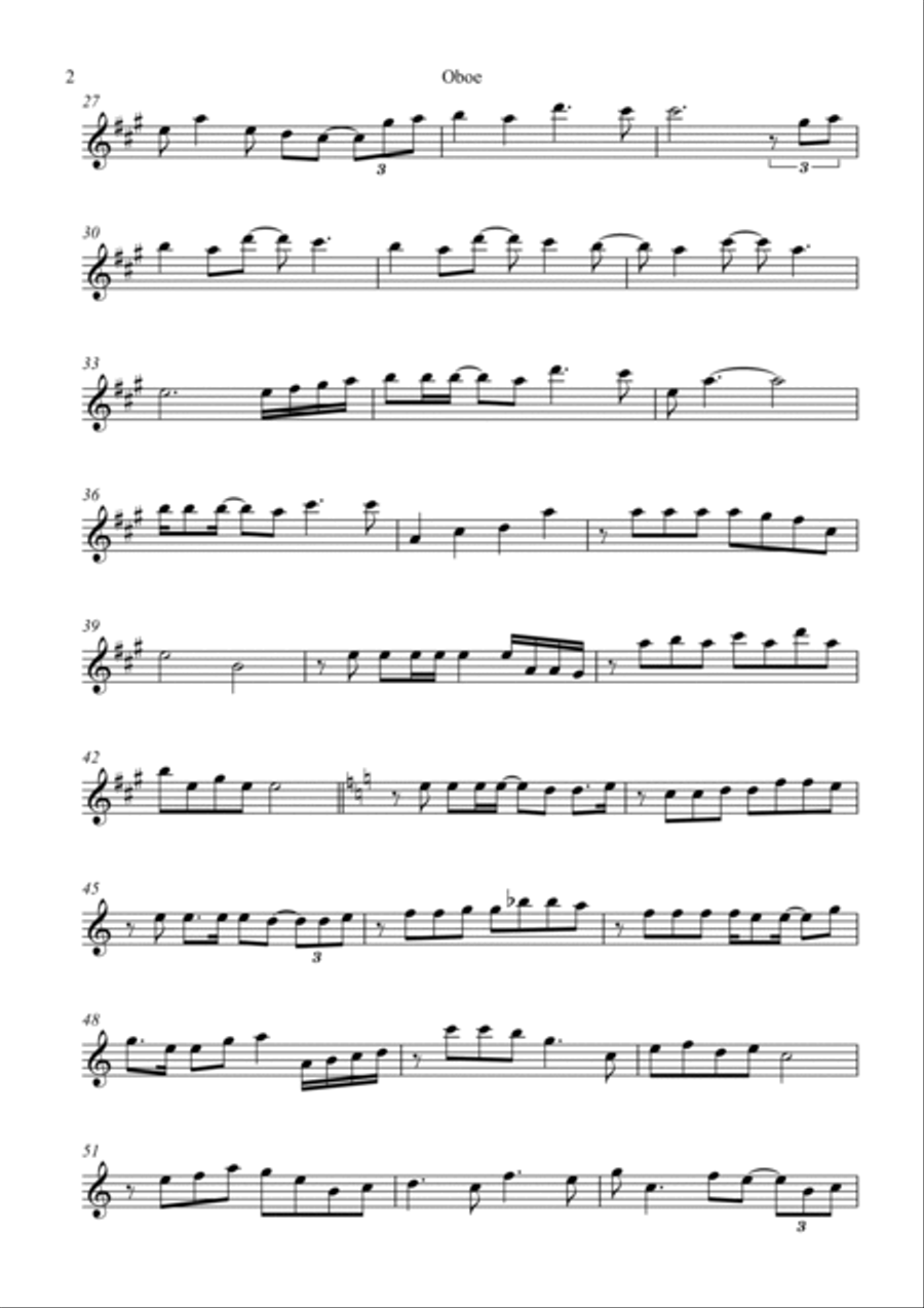 Evermore Oboe Solo scores gallery preview page 2