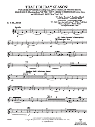 That Holiday Season!: 1st B-flat Clarinet