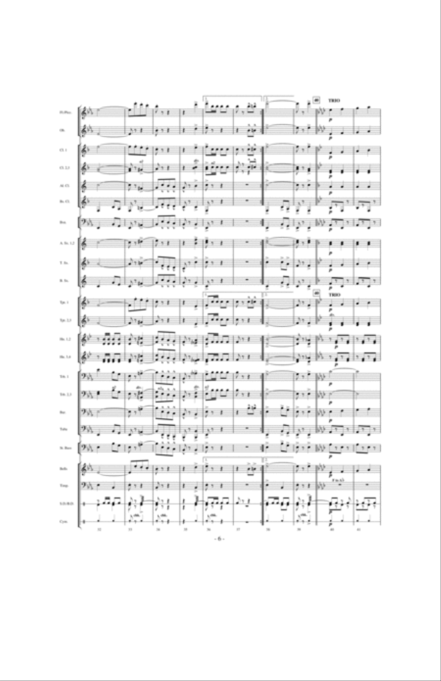 Torch of Liberty Concert Band scores gallery preview page 5