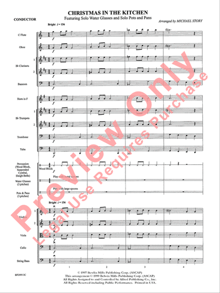 Christmas in the Kitchen Christmas in the Kitchen Full Orchestra scores gallery preview page 3