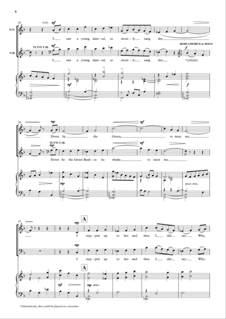 A Fancy of Folksongs A Fancy of Folksongs 4-Part scores gallery preview page 11