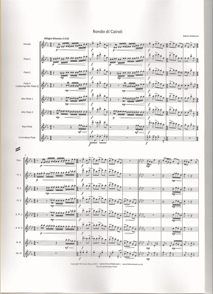 Rondo di Cairoli Rondo di Cairoli Flute Duet scores gallery preview page 2