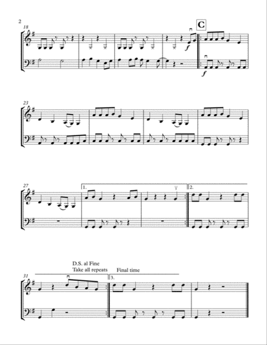 Shake It Off String Duet scores gallery preview page 3