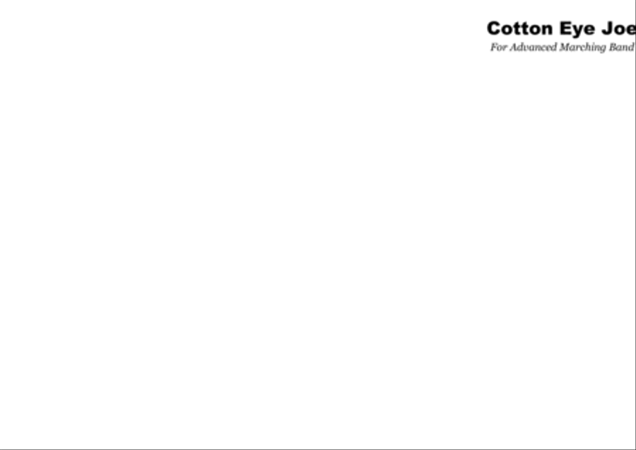 Cotton Eye Joe Large Ensemble scores gallery preview page 1